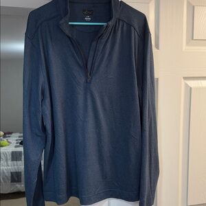 Greg Norman Collection Dark Blue Men's Quarter-Zip Sweatshirt